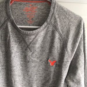 AE Thermal long sleeve gray/orangelogo